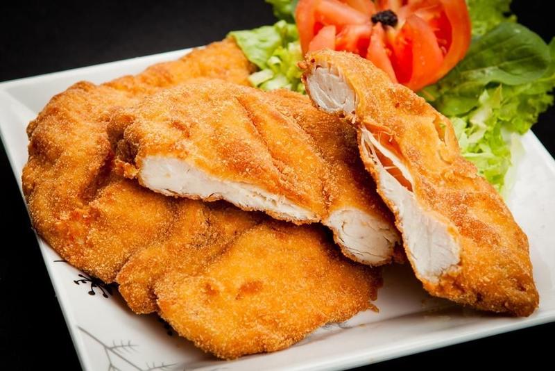 (MINI ) File de Frango Empanado + fritas Quentinha / nº 7